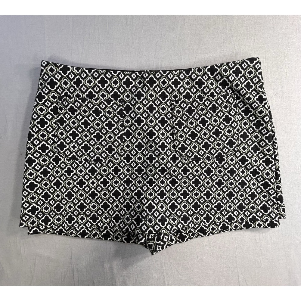 Maeve by Anthropologie black motif‎ knit skort women's medium